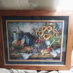 24x12 triple bordered pretty country kitchen styl